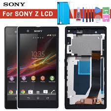 The phone was announced by sony at ces 2013 and was released on 9 february 2013 in japan and 1 march 2013 in singapore and the uk. Original Display For Sony Xperia Z Lcd Touch Screen Digitizer With Frame For Sony Xperia Z Lcd L36h C6603 C6602 For Sony Xperia Z Sony Xperia Displaysony Xperia Z Display Aliexpress