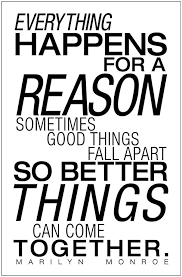 192 quotes from marilyn monroe: Amazon Com Everything Happens For A Reason White Marilyn Monroe Famous Motivational Inspirational Quote Cool Wall Decor Art Print Poster 24x36 Posters Prints