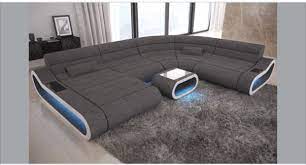Pin By Michelle Rivera On I Wants Modern Couch Big Sofas Fabric Sofa