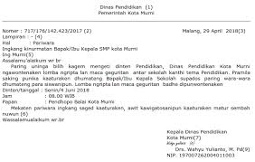 Layang paturan nama lainnya adalah surat pemberitahuan. 14 Contoh Layang Ganep Yaiku News Update Hutomo