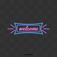 Welcome To Blue Purple Neon Welcome Clipart Welcome The Neon Lights Png Transparent Clipart Image And Psd File For Free Download Neon Png Neon Neon Aesthetic