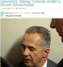 Jaka była rola T.Turowskiego i Przewodniczącego RN TVN w Stoczni  Szczecińskiej?