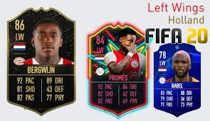 Team of the week 24. Steven Bergwijn Fifa 20 Rating Card Price