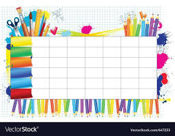 Colour Schedule For Student S Notes Download A Free Preview Or High Quality Adobe Illustrator Ai Eps Pdf An School Timetable Timetable Template School Frame