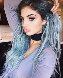 Pinterest Awakenstar Light Blue Hair Hair Styles Blue Ombre Hair