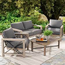 This patio conversation set provides a segmented design, which allows you to create several different configuration combinations. Pin On Outdoor Living