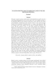 Jata negara ~ lambang & maksud lambang negara malaysia. Pdf Analisis Semiotika Hukum Terhadap Lambang Negara Republik Indonesia