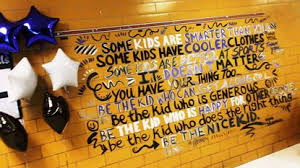 Inspirational quotes for kids, strength quotes. Be The Nice Kid Artist Paints Motivational Back To School Messages To Inspire U46 Students Chicago Tribune