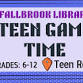 Teen Game Time event image
