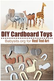 This super easy drawing tutorial will show you how to do it in nine simple stages. Easy Cardboard Animal Toys Red Ted Art Make Crafting With Kids Easy Fun