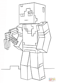 Minecraft steve coloring page from minecraft category. Pin On Coloring Pages