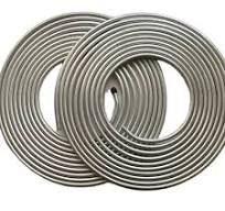 BS 6323 CFS 3GZF 3GBK doppia parete ad alta pressione tubo olio freno linea  con rivestimento in zinco