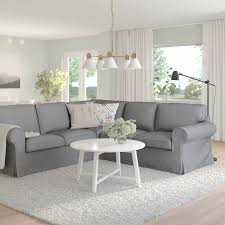 Ektorp Ecksofa 4 Sitzig Remmarn Hellgrau Ikea Osterreich In 2020 3er Sofa Recamiere Sofa