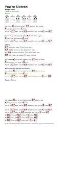 You Re Sixteen Ringo Starr Http Myuke Ca Ukulele Chords Songs Guitar Chords For Songs Lyrics And Chords