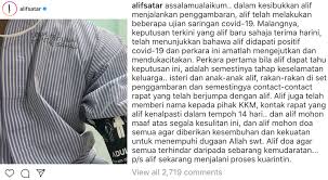 Dapatkan #definisi di itunes, spotify dan kkbox!. Alif Satar Apologises For Putting His Celeb Friends At Risk For Covid 19 Laptrinhx News