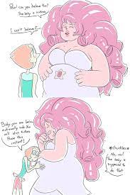 When your beloved pink gf is doing the human pregnancy thing and you don't  quite know how it works. : r/stevenuniverse
