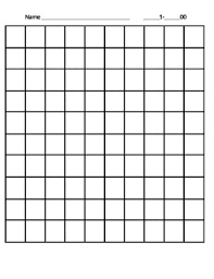 Blank 100s Chart