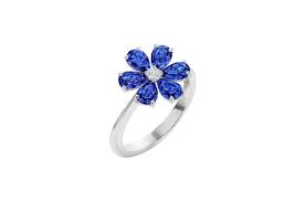 Forget Me Not Sapphire And Diamond Ring Harry Winston Fine Jewelry Fine Jewellery Earrings Fine Jewellery Necklace