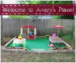 Diy Outdoor Play Space Avery S Place Sweet Lil You Outdoor Play Space Backyard For Kids Backyard Play