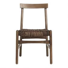 Beech Wood And Woven Abaca Nias Dining Chairs Set Of 2 World Market In 2020 Dining Chair Set Chair Dining Chairs