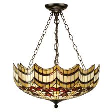 100% price match and free shipping at yliving.com. Vesta Large Tiffany Uplighter Ceiling Light On Chains