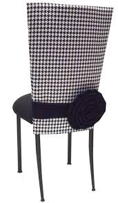 Black And White Houndstooth Chair Print Houndstooth Chair Back Wildflower Linen Chair Covers Diy Chair Covers Linen Chair Covers