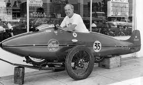 Burt Munro 68 Year Old Native Of New Zealand And Now A Resident In San Gabriel California Poses In The Indian Motorcycle Motorcycle Indian Motorcycle Scout