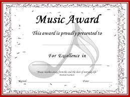End Of The Year Music Awards Editable Music Award Certificates Piano Recital Music Lessons For Kids Music Awards