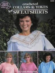 Crocheted Collars & Yokes for Sweatshirts