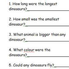 Do you know the secrets of sewing? Dinosaur Quiz
