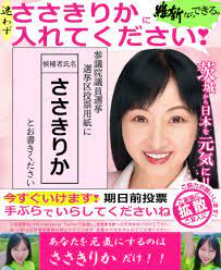 ささきりか🌸佐々木里加 🌈✨ on X: 本日も元気に笑顔で活動中です🌷✨ 手ぶらでも期日前投票ができます❗️  お出かけついでに、ぜひ期日前投票をご活用ください。 #茨城選挙区 は「ささきりか」とお書きください❗️ #参院選 #選挙に行こう #ささきりか  に入れて下さい ...