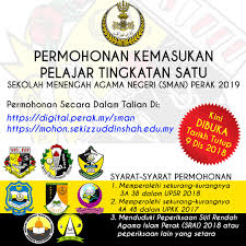 Permohonan kemasukan tingkatan 1 mrsm dibuka. Sekizzuddinshah On Twitter Permohonan Kemasukan Pelajar Tingkatan Satu Sekolah Izzuddin Shah Dan Sman Perak 2019 Kini Telah Dibuka Layari Https T Co Boqlshzfjt Atau Https T Co Twep5a94ya Untuk Maklumat Lanjut Permohonan Ditutup 9 Disember 2018