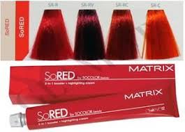 Barva Na Vlasy Matrix Socolor Beauty So Red Glamot Cz V