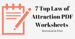 Free graphic design video tutorials library. 7 Free Law Of Attraction Pdf Worksheets To Download Print Law Of Attraction Law Of Attraction Planner Gratitude Journal Prompts