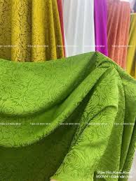 Vải áo dài gấm Vân Hoa V0GVH – For Her Fashion