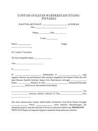 Hopefully you are enjoy and finally can find the best picture from our collection that placed here and also use for suited needs for personal use. Download Contoh Gugatan Wanprestasi