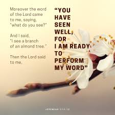 Jeremiah 1 11 12 Scripture Verses I Need God Words