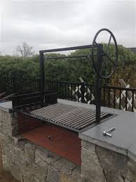 Argentine Grill Kit With Side Brasero Outdoor Kitchen Kits Grill Kit Modular Outdoor Kitchens