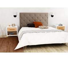 tete de lit pu l 145 cm mira taupe but