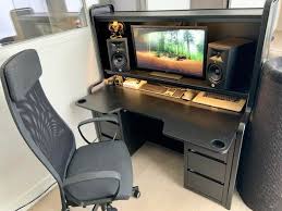 pin by adrian pawel neumann on master bedroom in 2021 desk ikea gaming desk home studio setup