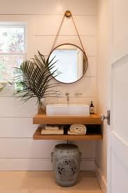 floating sink cottage bathroom