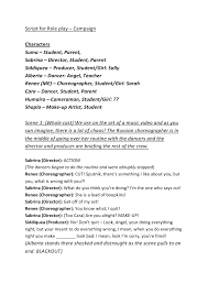 Kidsinco playscripts are not for sale, and they may not be republished totally or partially in any other website, blog, or forum. Nutrition Role Play Script Skit On Healthy Food Vs Junk Food Script