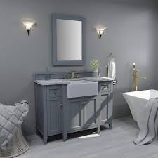 Check spelling or type a new query. Adeline Sapphire Gray 48 W White Marble Single Sink Vanity 68t98 Lamps Plus
