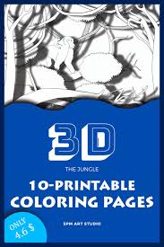 It is perfect for players of any age. The Jungle 3d Printable Coloring Pages Spm Art Studio