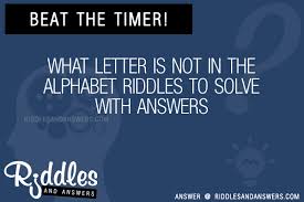 What is the 7th letter of the alphabet riddle: 30 What Letter Is Not In The Alphabet Riddles With Answers To Solve Puzzles Brain Teasers And Answers To Solve 2021 Puzzles Brain Teasers