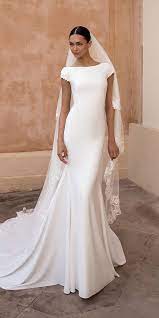 30 Simple Wedding Dresses For Elegant Brides Wedding Forward Simple Elegant Wedding Dress Fancy Wedding Dresses Wedding Dresses