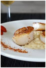 Risotto Au Parmesan Noix De Saint Jacques Et Piment D Espelette Recettes De Cuisine Risotto Parmesan Noix De Saint Jacques