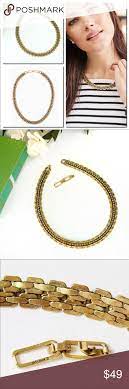 Stella Dot Jolie Sparkle Chain Link Necklace New In Box Vintage Gold Plating With Subtle Sparkle A Stella And Dot Jewelry Chain Link Necklace Stella And Dot