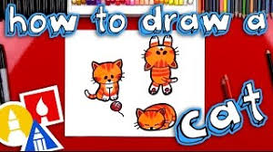 Drawing hugs step by step drawing tutorial. How To Draw A Cartoon Cat Youtube