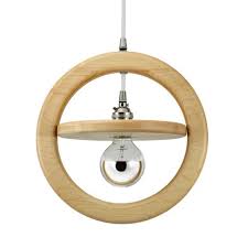 Arcadia Wooden Ring Pendant Wood Light Fixture Wooden Rings Wooden